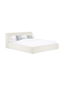 Čalouněná postel s úložným prostorem Cloud, Béžová, Š 160 cm, D 200 cm