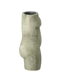 Petit vase terre cuite Emeli, Terre cuite, Vert, larg. 10 x haut. 16 cm