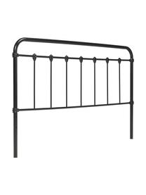 Metall-Kopfteil Industrial, Metall, pulverbeschichtet, Schwarz, B 189 x H 114 cm