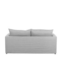 Sofá Zach (2 plazas), Tapizado: polipropileno Alta resist, Estructura: aglomerado y madera maciz, Patas: plástico, Tejido gris, An 183 x F 90 cm