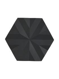Topfuntersetzer Ori, 2 Stück, Silikon, Schwarz, L 16 x B 14 cm