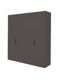 Draaideurkast Madison 4 deuren, inclusief montageservice, Frame: panelen op houtbasis, gel, Hout, grijs gelakt, B 202 cm x H 230 cm