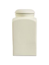 Aufbewahrungsdose Mrs Winterbottoms Rice, Steingut, Cremeweiß, Schwarz, Ø 11 x H 21 cm, 1,3 L