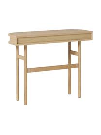 Konzolový stolek s žebrováním Front, Světlé dřevo, Š 100 cm, V 80 cm