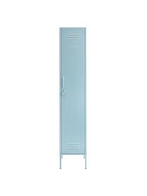Malá šatní skříň Skinny, Ocel s práškovým nástřikem, Světle modrá, Š 35 cm, V 183 cm