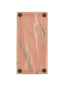 Klein decoratief dienblad Venice van marmer, Marmer, Terracotta, gemarmerd, B 30 x D 15 cm