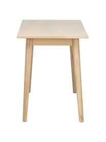 Schmaler Schreibtisch Marte aus Eiche, Tischplatte: Mitteldichte Holzfaserpla, Eichenholz,, B 120 x T 60 cm