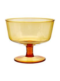 Komplet miseczek do lodów ze szkła dmuchanego Desigual, 6 elem., Szkło dmuchane, Odcienie żółtego, odcienie różowego, Ø 12 x W 8 cm, 400 ml