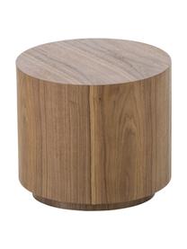 Set de mesas auxiliares Dan, 2 uds., Tablero de fibras de densidad media (MDF) con chapado de nogal, Acabado de madera de nogal, Set de diferentes tamaños