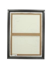 Oprawiony druk na płótnie Opal, Biały, czarny, S 45 x W 60 cm