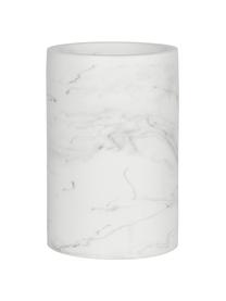 Kubek na szczoteczki Swan, Tworzywo sztuczne (poliresing ), Biały, marmurowy, Ø 7 x W 11 cm