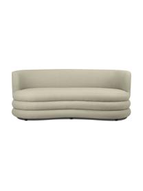 Divano di design 3 posti in bouclé Solomon, Rivestimento: 100% poliestere 35.000 ci, Struttura: legno di abete massiccio , Piedini: plastica, Tessuto bouclé verde matcha, Larg. 193 x Prof. 92 cm