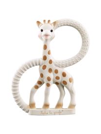 Jouet de dentition Sophie la girafe, 100 % caoutchouc naturel, Blanc, bois, larg. 9 x haut. 12 cm