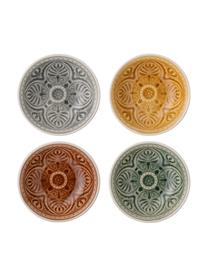 Set 4 ciotole in stile marocchino fatte a mano Rani, Gres, Multicolore, Ø 9 cm