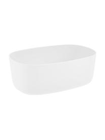 Boîte à pain avec couvercle en bambou Box-It, Blanc, brun clair, larg. 35 x haut. 12 cm
