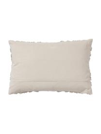 Poszewka na poduszkę z perkalu z tuftowaną dekoracją Faith, 100% bawełna, Beżowy, S 40 x D 60 cm
