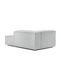 Modulo angolare Lennon, Rivestimento: 100% poliestere Con 115.0, Struttura: legno di pino massiccio, , Piedini: plastica, Tessuto grigio chiaro, Larg. 119 x Prof. 180 cm, chaise-longue a destra