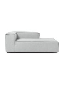 Modulo angolare Lennon, Rivestimento: 100% poliestere Con 115.0, Struttura: legno di pino massiccio, , Piedini: plastica, Tessuto grigio chiaro, Larg. 119 x Prof. 180 cm, chaise-longue a destra
