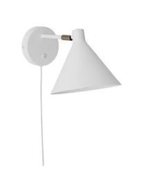 Wandleuchte Jordan mit Stecker, Lampenschirm: Metall, beschichtet, Weiß, B 20 x T 31 cm