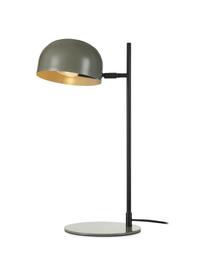 Moderní stolní lampa Pose, Šedá, černá, H 29 cm, V 49 cm