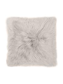 Povlak na polštář z ovčí kůže Oslo, hladký, Béžová, Š 40 cm, D 40 cm