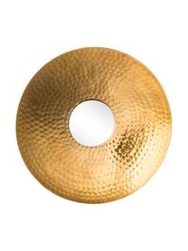 Komplet okrągłych luster ściennych z aluminiową ramą Eyes, 3 elem., Odcienie złotego, Komplet z różnymi rozmiarami