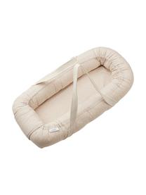 Babynast portatile in cotone Gro, Rivestimento: 100% cotone Imbottitura, Beige, crema, pois, Larg. 45 x Lung. 84 cm