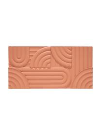 Decoración de pared Massimo, Tablero de fibras de densidad media (MDF), Terracota, An 120 x Al 60 cm