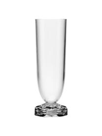 Copas flauta de champán Jellies, 4 uds., Plástico, Transparente, Ø 6 x Al 17 cm, 200 ml