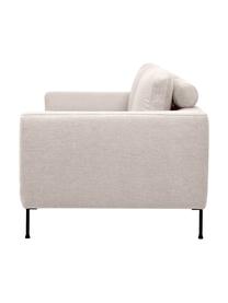 Sofa Cucita (2-Sitzer) mit Metall-Füßen, Bezug: Webstoff (Polyester) Der , Gestell: Massives Kiefernholz, FSC, Füße: Metall, lackiert, Webstoff Beige, B 187 x T 94 cm