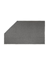 Linnen tafelkleed Audra met visgraatpatroon, 100% linnen, Donkergrijs, Voor 6 - 10 personen (B 147 x L 250 cm)