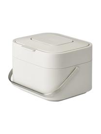 Abfalleimer Intelligent Waste für Biomüll, Griff: Edelstahl, Gebrochenes Weiß, B 24 x H 17 cm