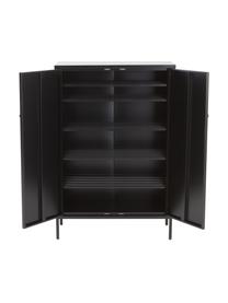 Szafka na buty z metalu Insee, Stal malowana proszkowo, Czarny, S 80 x W 120 cm