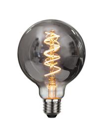Bombilla regulable LED E27, blanco cálido, 1 ud., Ampolla: vidrio, Casquillo: aluminio, Gris transparente, Ø 10 x Al 14 cm, 1 ud.