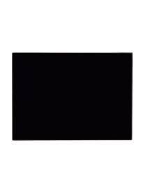 Großes Hochglanz-Tablett Hayley in Schwarz, Tablett: Mitteldichte Holzfaserpla, Unterseite: Samt, Schwarz, Unterseite: Schwarz, B 50 x T 35 cm