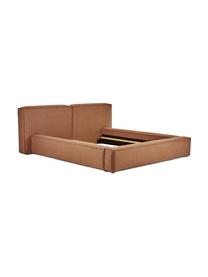 Cama tapizada Lennon, Tapizado: 100% poliéster Alta resis, Estructura: madera de pino maciza con, Patas: madera con certificado FS, Tejido turrón, An 140 x L 200 cm