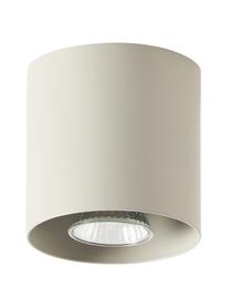 Spot/plafonnier Roda, Métal, revêtement par poudre, Beige, mat, Ø 10 x haut. 10 cm
