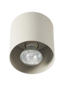 Spot/plafonnier Roda, Métal, revêtement par poudre, Beige, mat, Ø 10 x haut. 10 cm