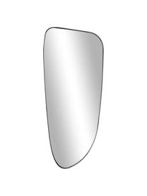 Espejo de pared curvo Oiva, Parte trasera: tablero de fibras de dens, Espejo: cristal, Negro, An 40 x Al 95 cm