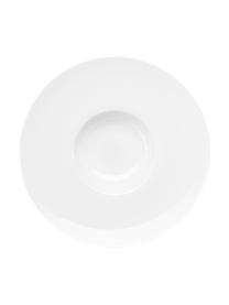 Grandes assiettes à pâtes en porcelaine Fine Bone China à table, 6 pièces, Porcelaine Fine Bone China
Fine Bone China est une porcelaine tendre, qui se distingue particulièrement par sa brillance et sa translucidité, Blanc, Ø 29 cm, haut. 5 cm
