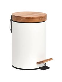 Poubelle de toilette en métal Tallin, Blanc, 3 l