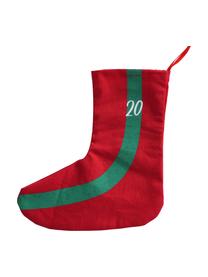 Adventskalender Socky L  280 cm, Filz, Grün, Rot, Weiß, L 280 cm