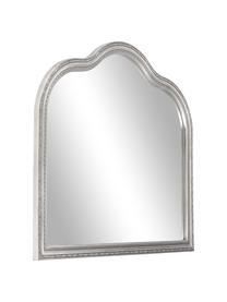 Barokní nástěnné zrcadlo Muriel, Stříbrná, Š 90 cm, V 77 cm