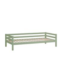 Kinderbed Eco Dream van grenenhout, 90 x 200 cm, Massief grenenhout, FSC-gecertificeerd, multiplex, Groen, B 90 x L 200 cm