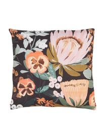 Funda de cojín Big Flowers, diseño Candice Gray, 100% algodón, certificado GOTS, Multicolor, An 45 x L 45 cm