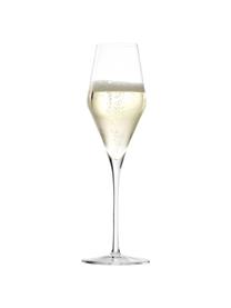 Kieliszek do szampana ze szkła kryształowego Quatrophil, 6 szt., Szkło kryształowe, Transparentny, Ø 8 x W 26 cm, 290 ml