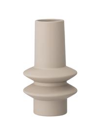 Kleine Vase Isold aus Steingut, Steingut, Beige, Ø 13 x H 22 cm