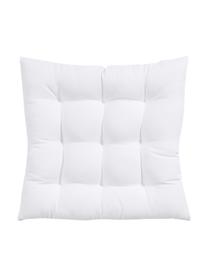 Sitzkissen Ava, 2 Stück, Bezug: 100% Baumwolle, Weiß, B 40 x L 40 cm