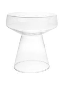 Bijzettafel Lars van glas, Glas, Transparant, Ø 39 x H 42 cm