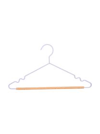 Cintres Adult Top, 10 pièces, Bois, acier, revêtement par poudre, Lilas, larg. 39 x haut. 20 cm
